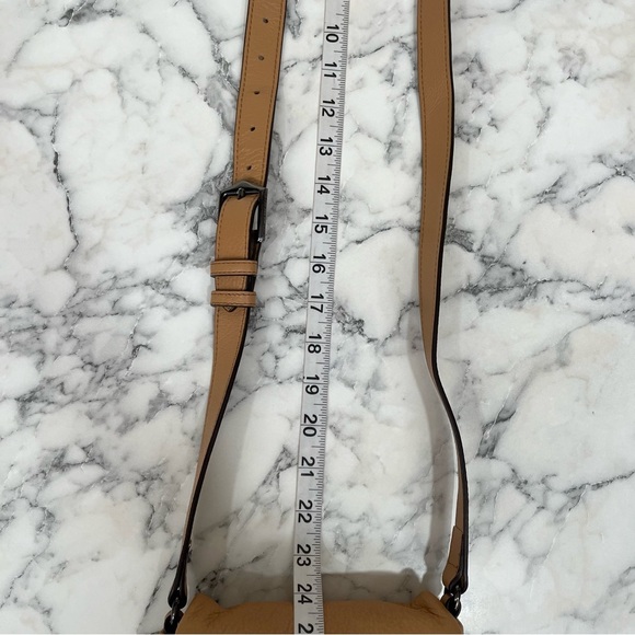 AIMEE KESTENBERG Broadway Mini Crossbody Bag Tan Pebbled Leather - Picture 11 of 16